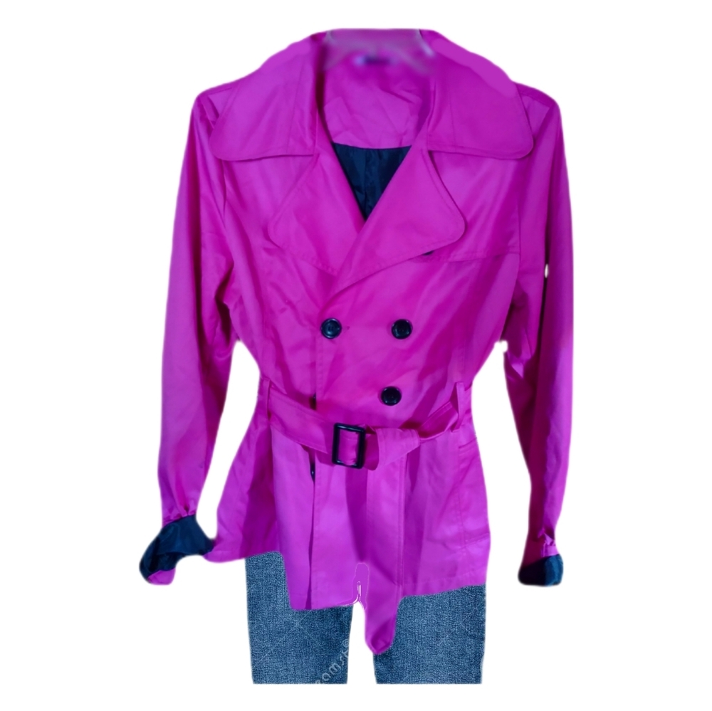Pink Trench Coat